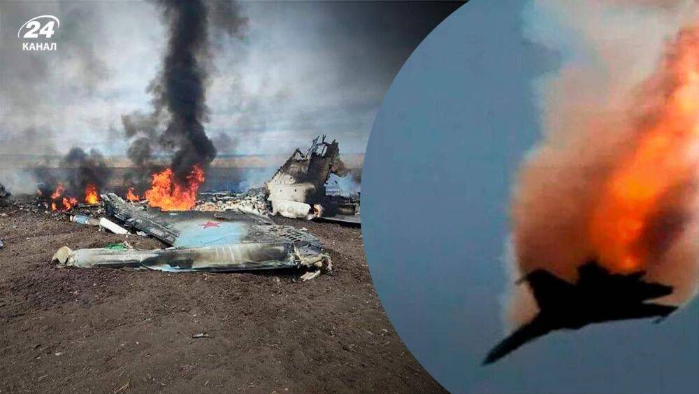 Еще минус один вражеский штурмовик: украинские защитники сбили российский Су-25