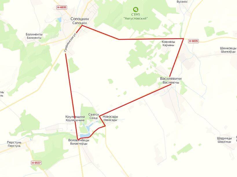 6 октября будет временно ограничено движение на участке дороги Гродненского района