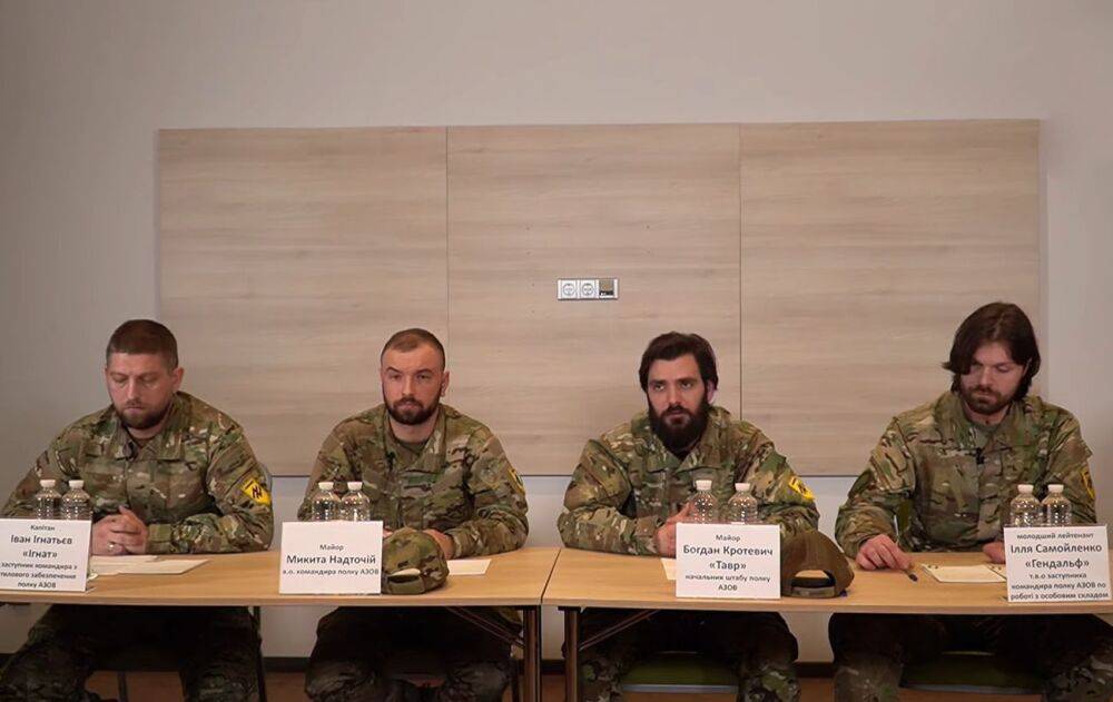 Командири "Азову" розповіли, де їх весь час тримали до визволення з полону