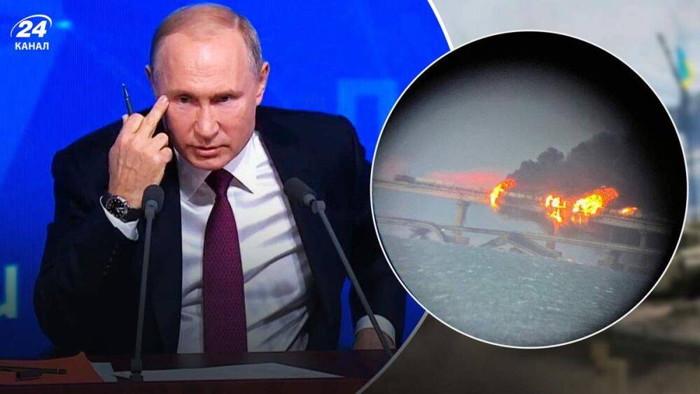 Дутый шарик Путина лопнул: как Кремль будет реагировать на взрыв Крымского моста