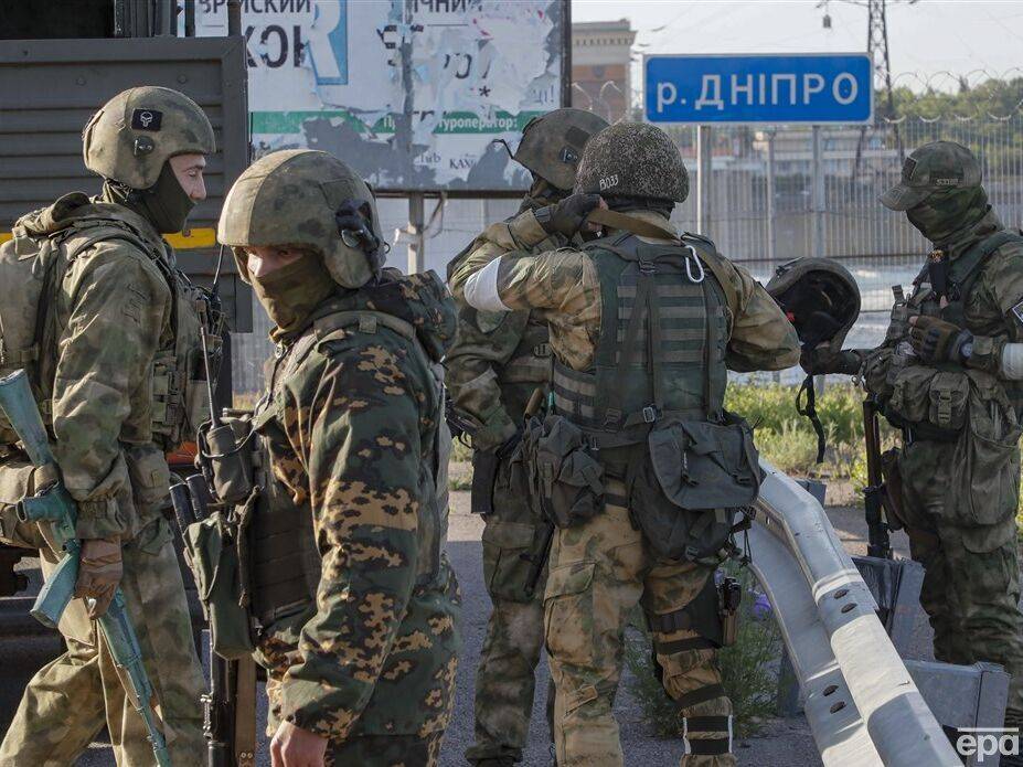На правом берегу Днепра в Херсонской области остаются более половины войск оккупантов – ГУР МО Украины