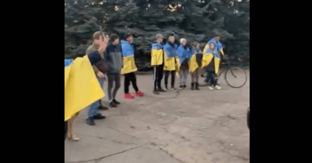 Украинские военные освободили Чернобаевку (видео)