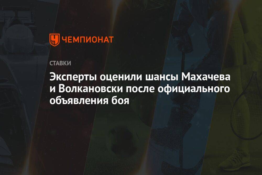 Эксперты оценили шансы Махачева и Волкановски после официального объявления боя