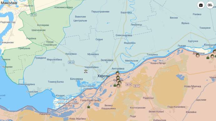 Херсонщина: на левом берегу Днепра враг продвигается вглубь на 15-20 км - Силы обороны юга