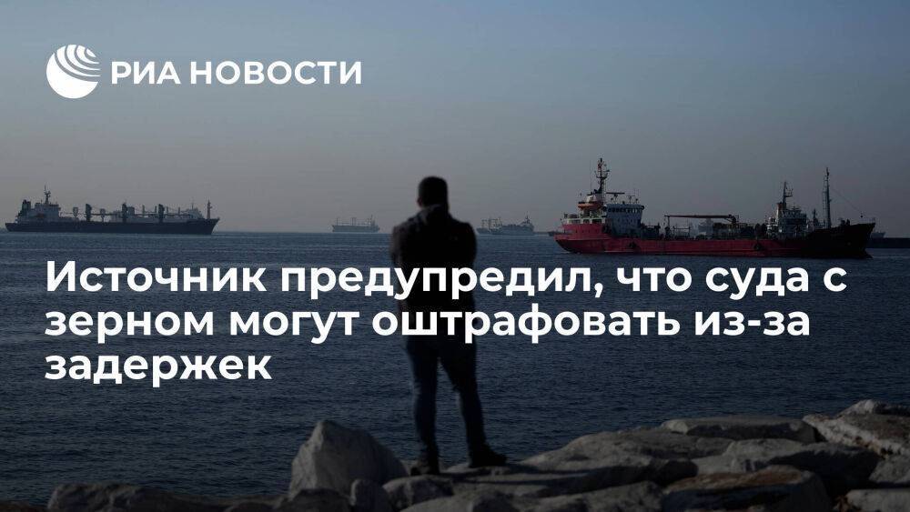 Ожидающие в Черном море суда с украинским зерном могут оштрафовать из-за задержек