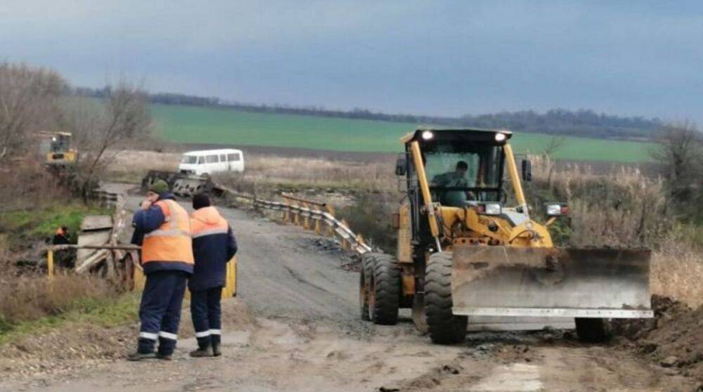 На Херсонщине восстановили мост через реку Ингулец