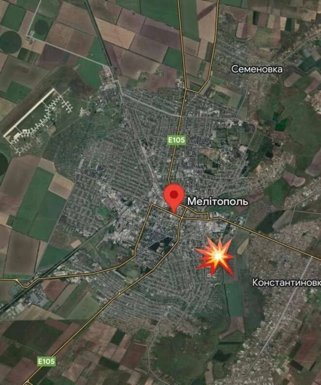 В Мелитополе взорвали один из основных штабов армии России