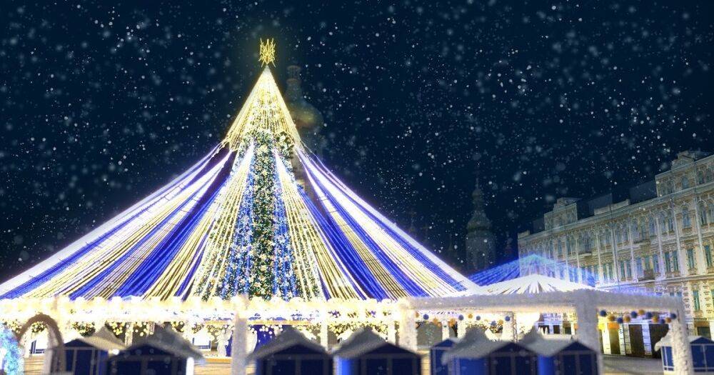 В Киеве, несмотря на войну, установят новогоднюю елку: Организатор праздника поделился эскизами