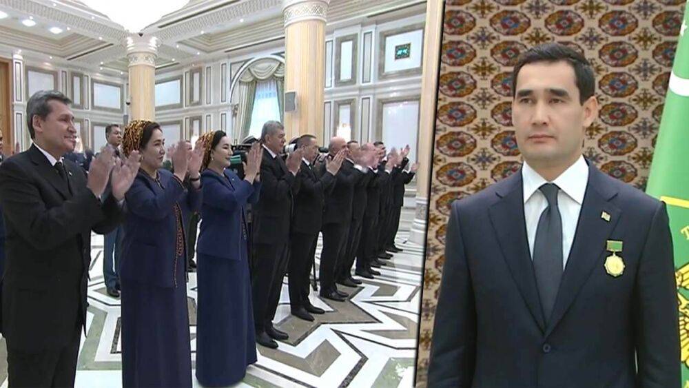 Сердар Бердымухамедов вслед за отцом удостоился звания «Заслуженный дипломат Туркменистана»