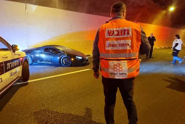 Задержаны арабские киллеры, напавшие на Lamborghini у перекрестка Бейт-Шемен