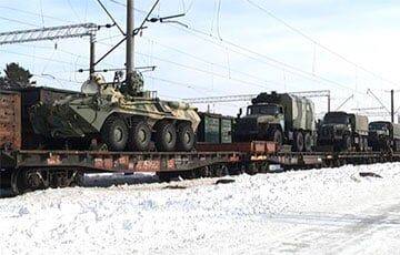 Огромный эшелон российских танков замечен в Витебской области