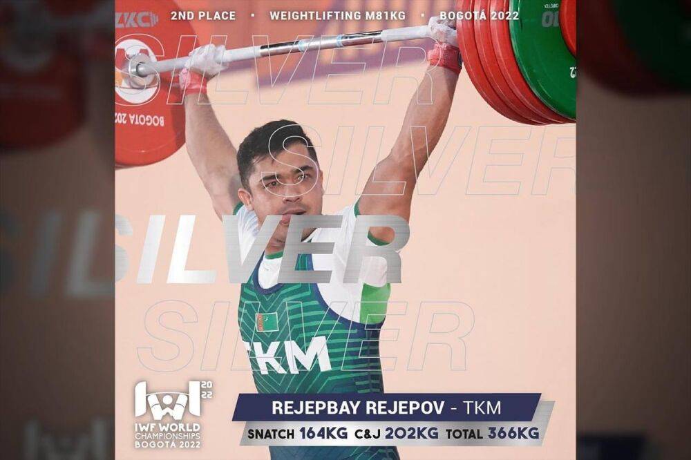 Спортсмен из Туркменистана завоевал серебряную медаль на Чемпионате мира по тяжелой атлетике