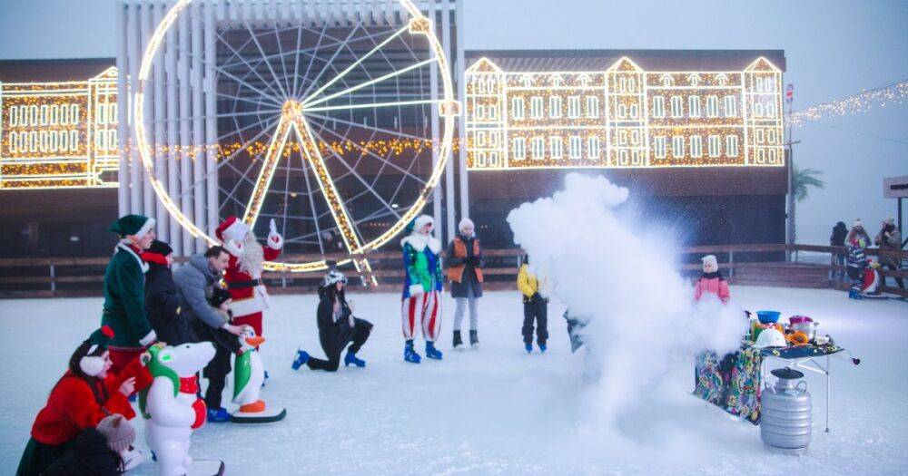 Зимний Лондон посреди Киева: Osocor Residence открыл праздничную локацию, посвященную дружескому британскому городу