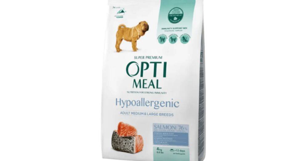 Обзор на корм супер премиум класса Оптимил гипоаллергенный для собак