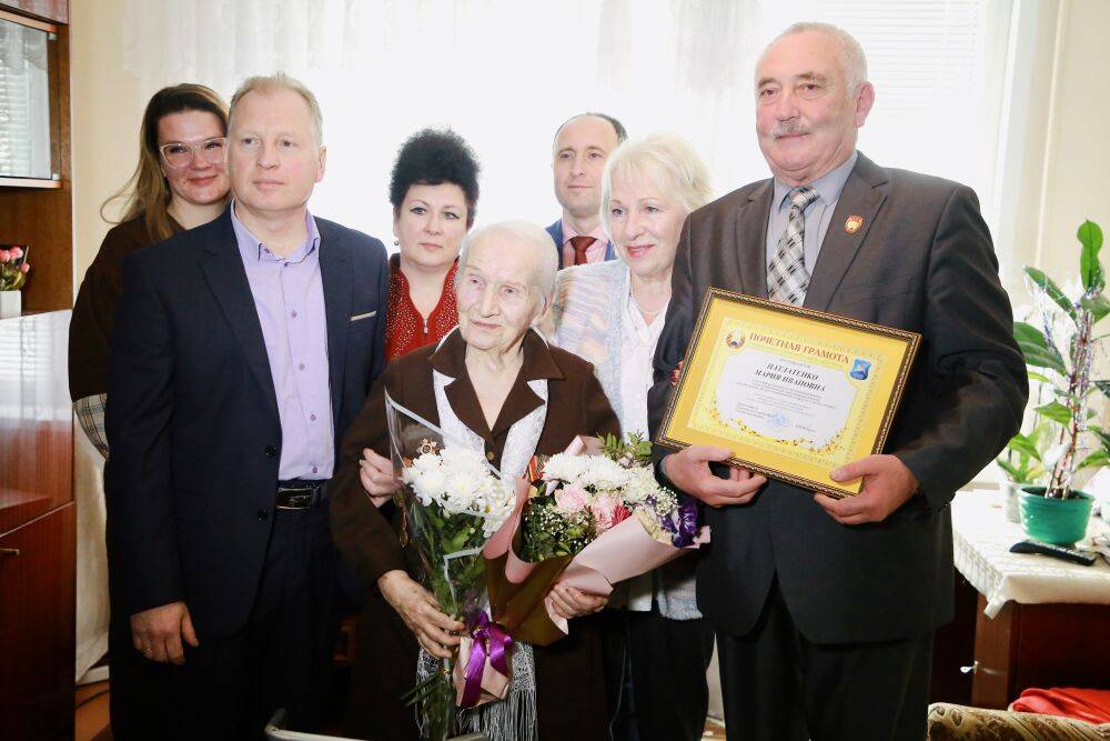 Ветерана Великой Отечественной войны Марию Патлатенко поздравили со 100-летним юбилеем