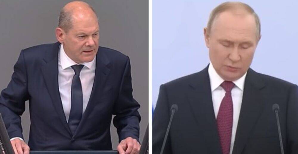 Путин в разговоре с Шольцем попытался оправдать ракетные удары по Украине: "ответная реакция на..."