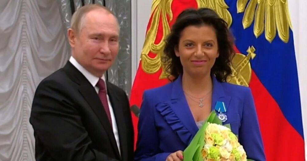 "Спасибо, что мочите людоедов": пропагандистка Симоньян поблагодарила Путина за разжигание войн