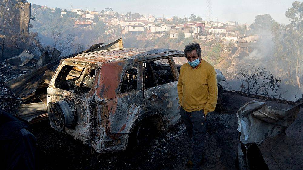 Лесной пожар в Чили: двое погибших, 30 пострадавших