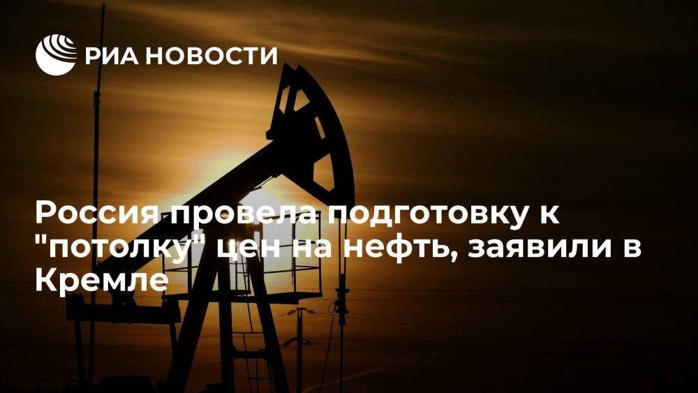 Песков: Россия провела определенную подготовку к потолку цен на нефть