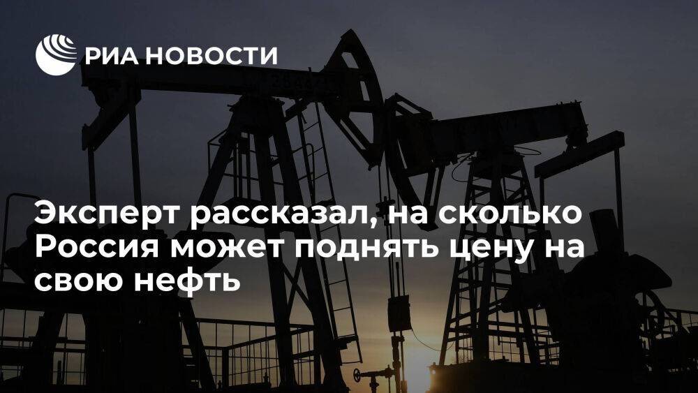 Эксперт заявил, что Россия может поднять цену на свою нефть на $12-15 за баррель