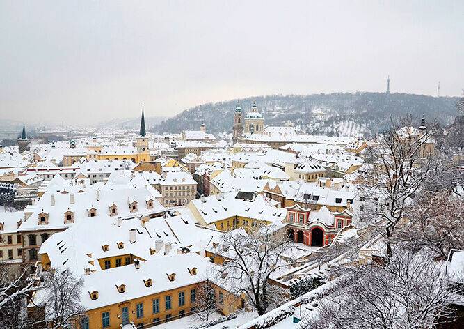 Метеорологи рассказали, когда в Праге стоит ждать первый снег