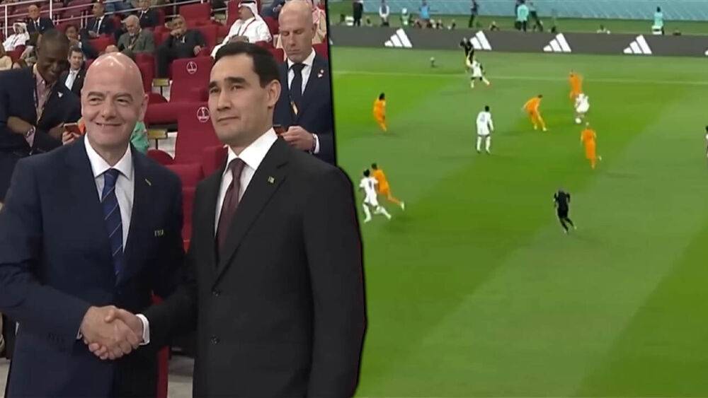 Президент Туркменистана съездил в Катар на матч чемпионата мира по футболу