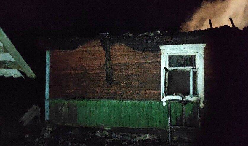 В Слонимском районе после транспортировки газового баллона загорелся дом
