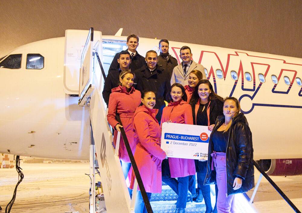 Wizz Air открыл рейс Прага – Бухарест