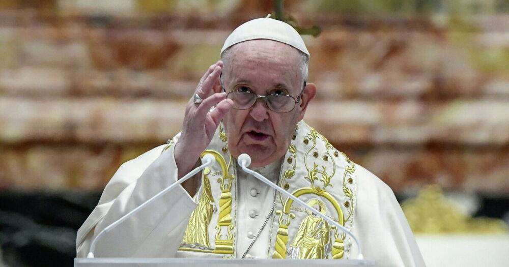 Папа Римский сравнил российскую агрессию против Украины с "операцией Рейнгард"