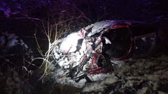 В Татарстане водитель иномарки погиб после столкновения с КамАЗом