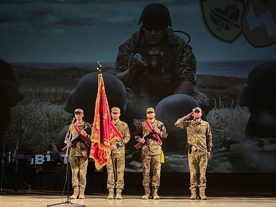 Одесская 126-я бригада получила боевое знамя | Новости Одессы