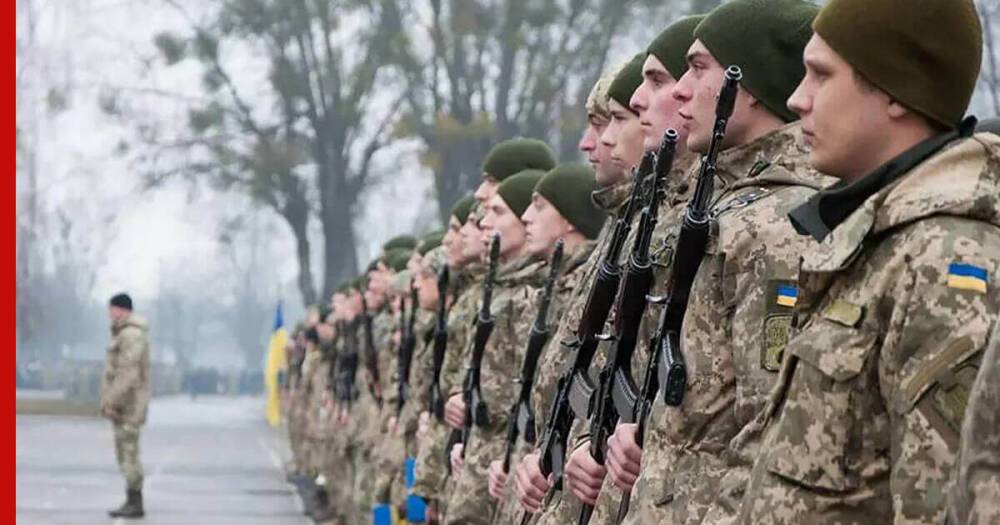 Срочную службу в украинской армии отменяют с 1 января 2024 года