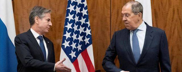 Блинкен в беседе с Лавровым заявил о готовности США к диалогу с РФ в сфере безопасности