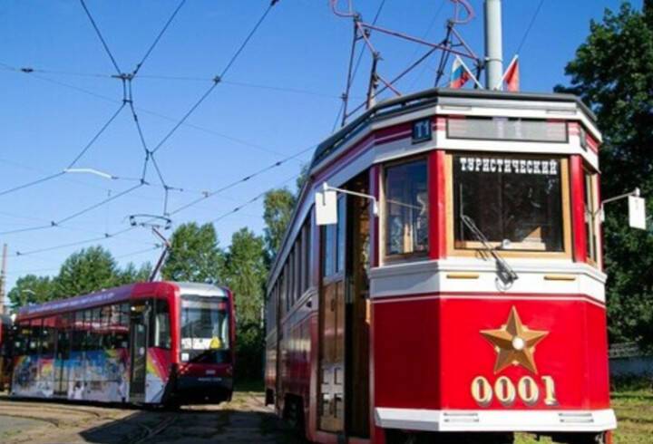 Петербургский «Горэлектротранс» закупает 54 трамвая с ретро-дизайном
