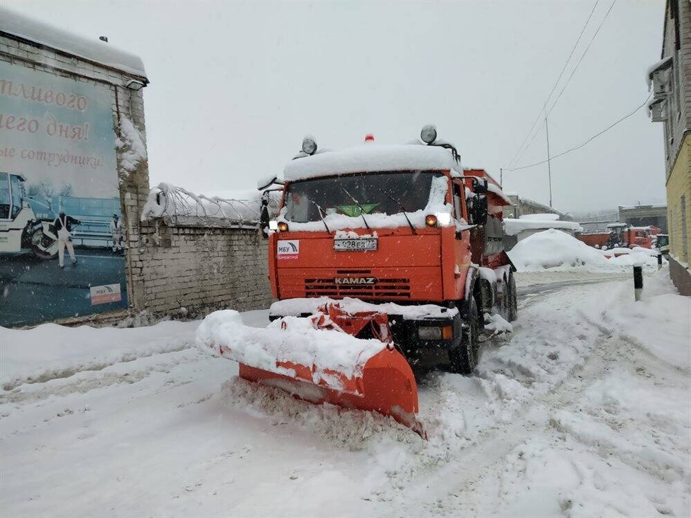 В Ульяновской области с дорог районных центров вывезли более 24 тысяч кубометров снега