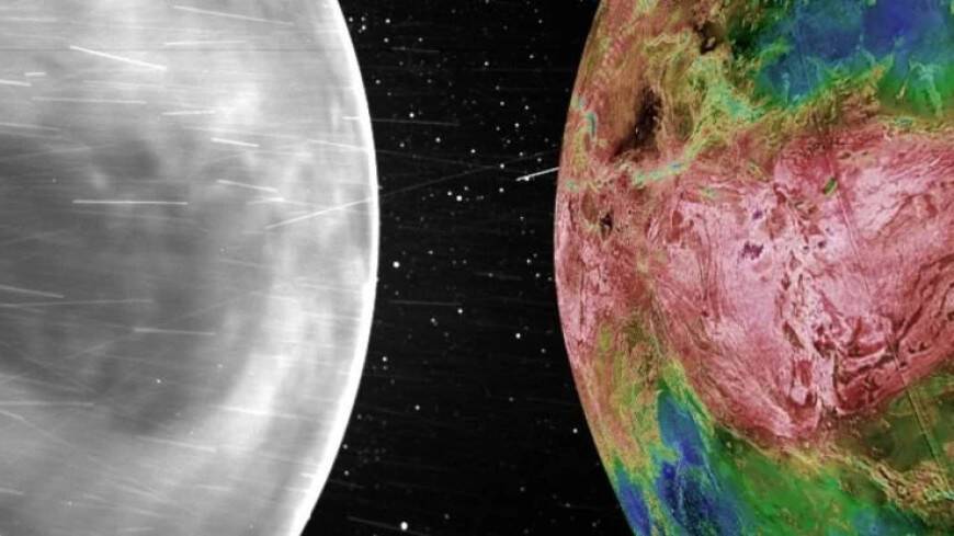 Зонд NASA сделал снимки Венеры в инфракрасном спектре