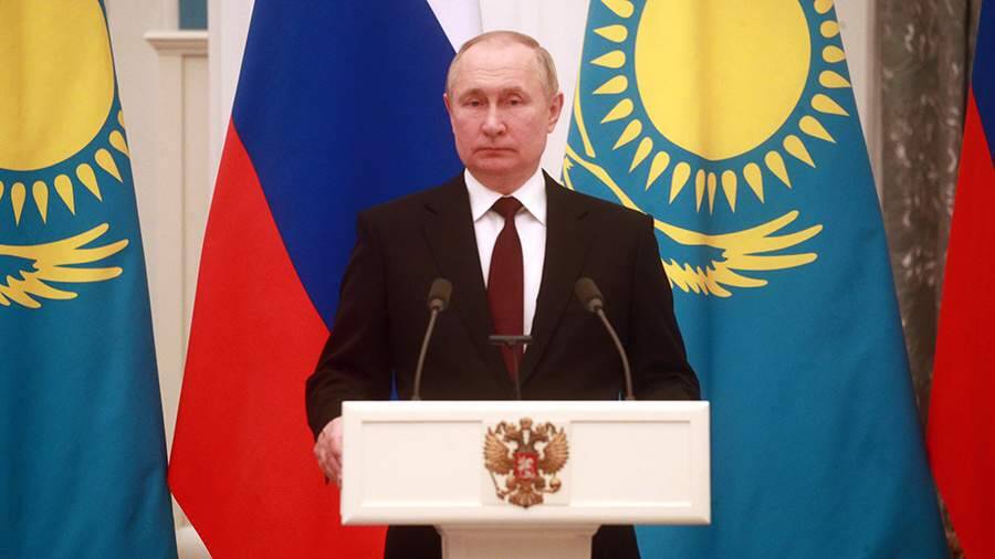 Путин отметил твердую позицию Токаева нормализовать обстановку в Казахстане