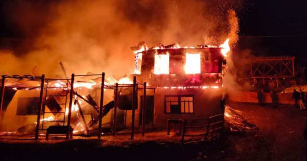 Сельская школа сгорела в Дагестане