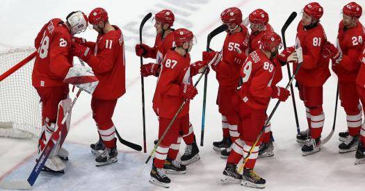 Голы Карнаухова и Семенова принесли сборной России по хоккею победу над Данией на Олимпиаде-2022