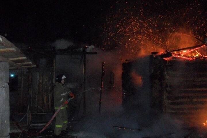 В Ивановской области ночью в очередной раз сгорела баня