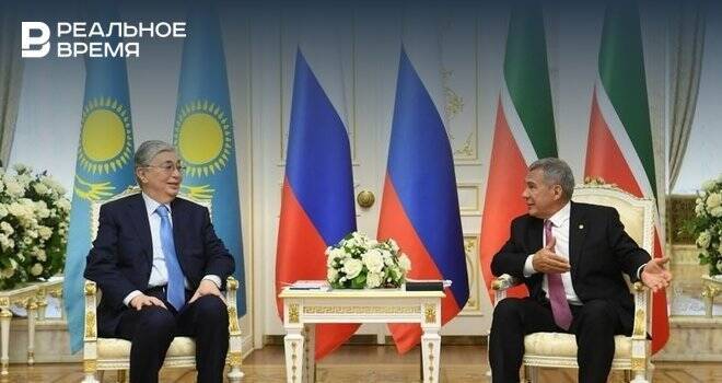 «Будем продолжать сотрудничество с Татарстаном»: Минниханов и Токаев встретились второй раз за месяц