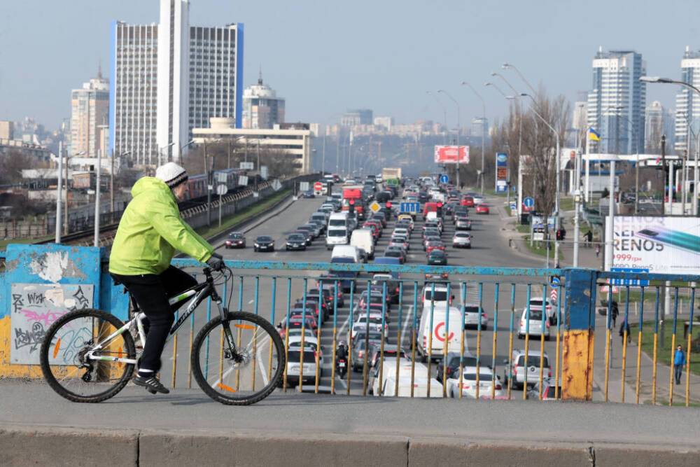 У Кличко посчитали общее количество автомобилей в Киеве