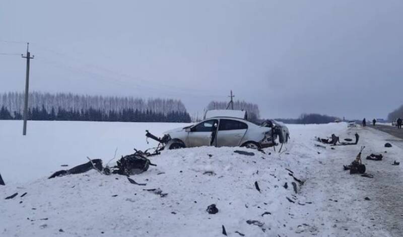 В Мишкинском районе Башкирии в ДТП с грузовиком погиб водитель «Renault Fluenсe»