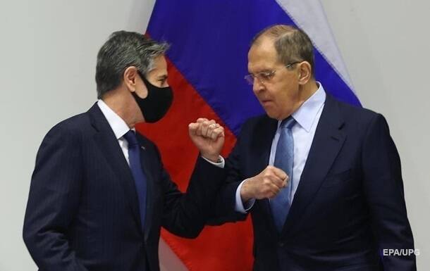 Блинкен и Лавров обсудили ситуацию вокруг Украины