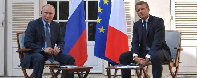 Телефонные переговоры президентов России Путина и Франции Макрона продлились 1 час 40 минут