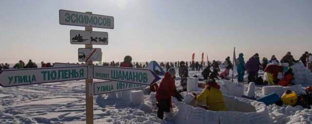В Новосибирске на льду Обского моря прошёл фестиваль «Иглу-2022»