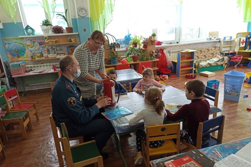 В Воловском районе провели занятия по пожарной безопасности