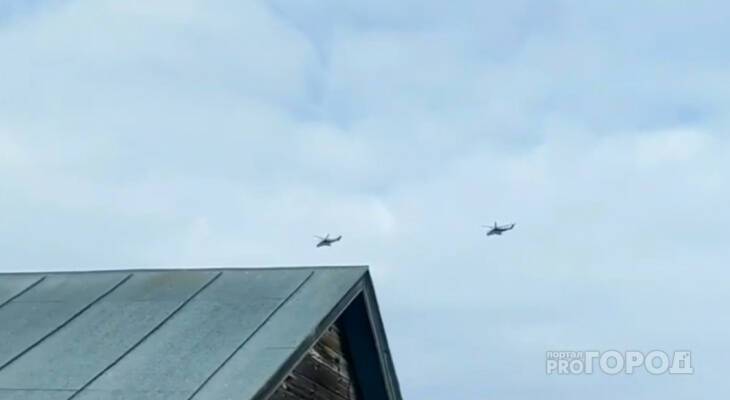 Куда летели военные вертолеты, замеченные в небе над Чувашией