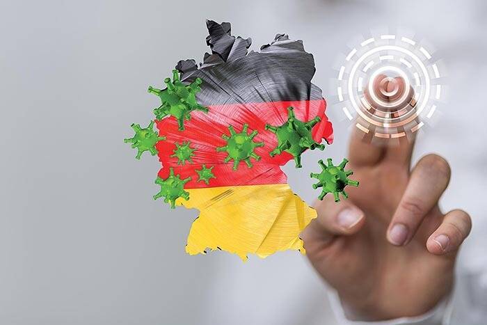 Десять процентов немецких регионов не сообщают о новых случаях инфицирования коронавирусом
