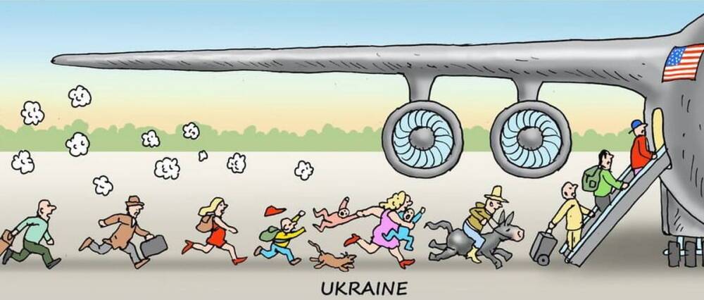 Пентагон недоволен скоростью эвакуации американцев с Украины